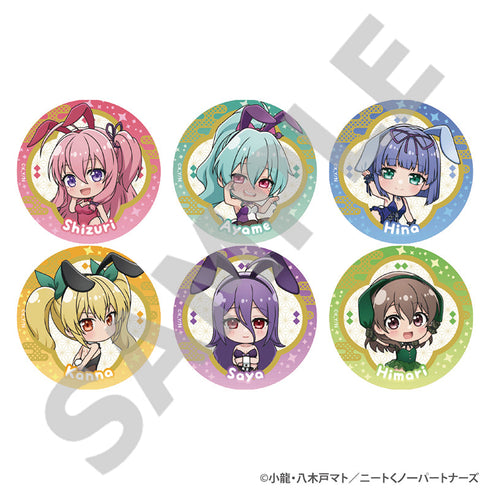 『ニートくノーとなぜか同棲はじめました』トレーディング缶バッジ(デフォルメver)コンプリート【BOX】